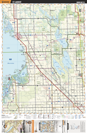 MBMB26 St Laurent - Manitoba Backroad Mapbook Topo