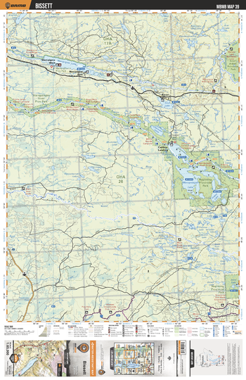 MBMB39 Bissett - Manitoba Backroad Mapbook Topo