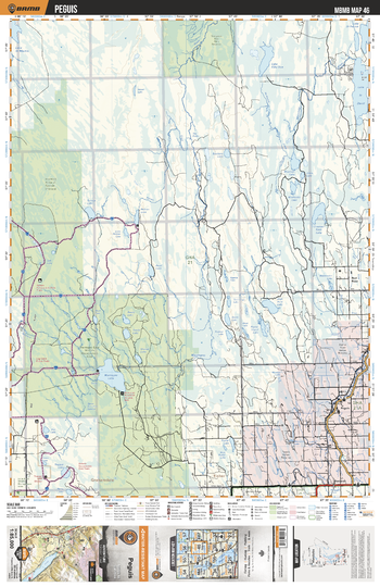 MBMB46 Peguis - Manitoba Backroad Mapbook Topo