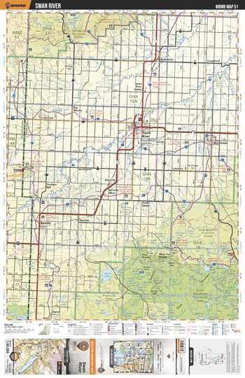 MBMB51 Swan River - Manitoba Backroad Mapbook Topo