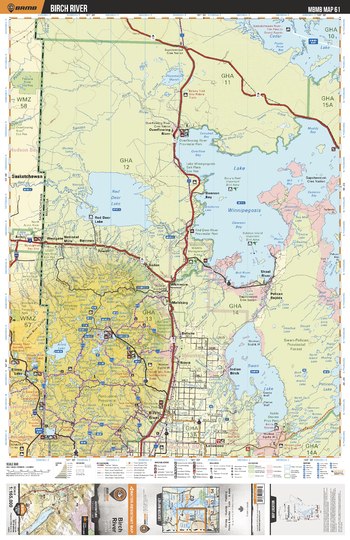 MBMB61 Birch River - Manitoba Backroad Mapbook Topo