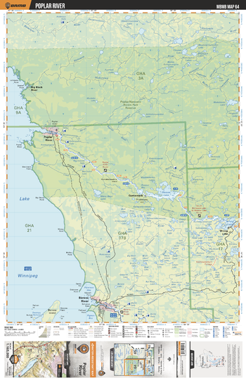 MBMB64 Poplar River - Manitoba Backroad Mapbook Topo