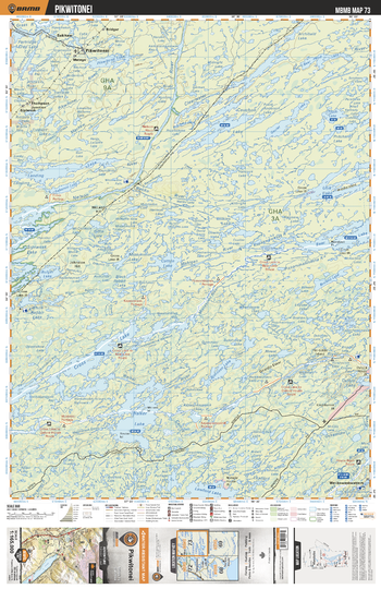 MBMB73 Pikwitonei - Manitoba Backroad Mapbook Topo