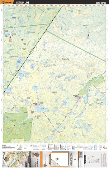 MBMB83 Kistigan Lake - Manitoba Backroad Mapbook Topo