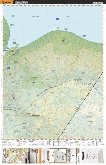 MBMB85 Shamattawa - Manitoba Backroad Mapbook Topo