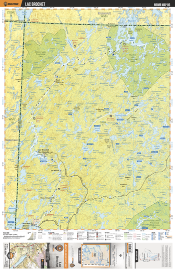 MBMB86 Lac Brochet - Manitoba Backroad Mapbook Topo