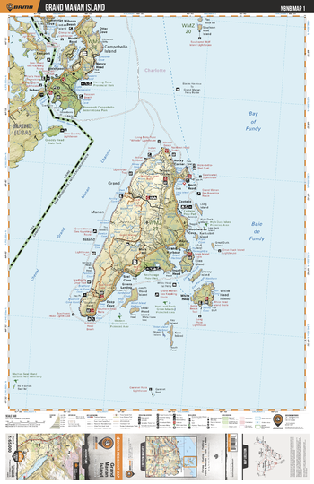 NBNB01 Grand Manan Island - New Brunswick Topo