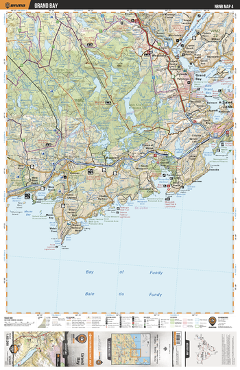 NBNB04 Grand Bay - New Brunswick Topo