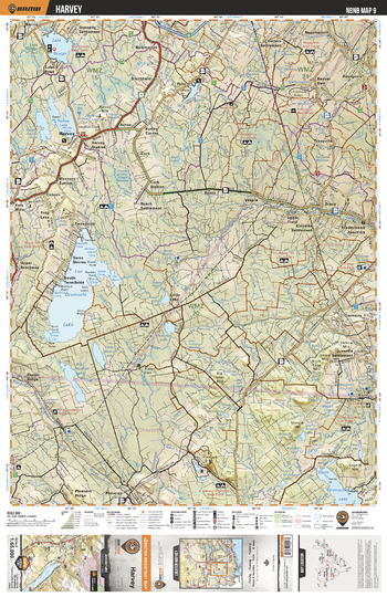 NBNB09 Harvey - New Brunswick Topo