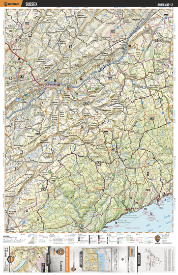 NBNB12 Sussex - New Brunswick Topo