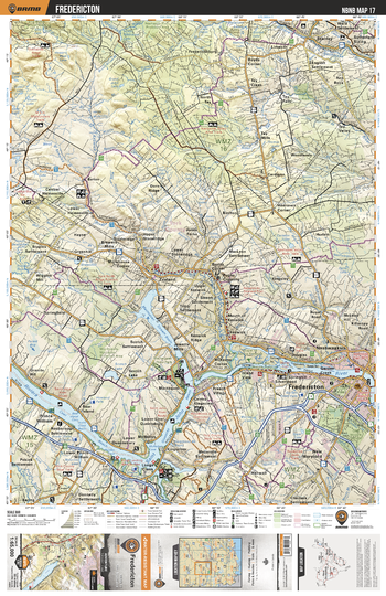 NBNB17 Fredericton - New Brunswick Topo