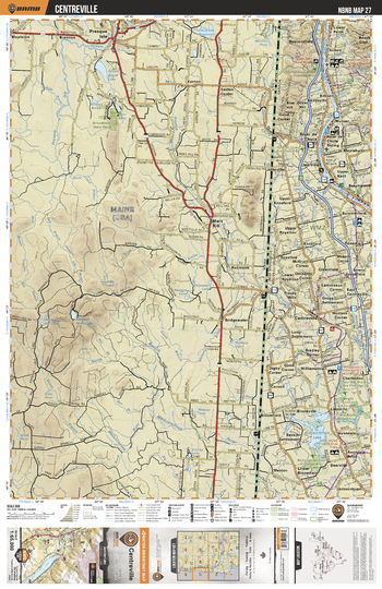 NBNB27 Centreville - New Brunswick Topo