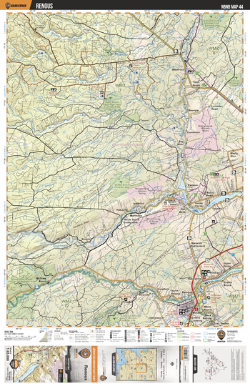 NBNB44 Renous - New Brunswick Topo