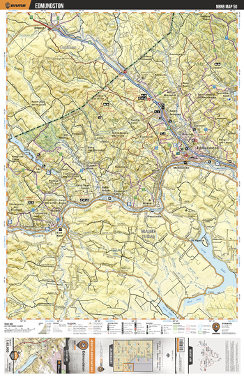 NBNB50 Edmundston - New Brunswick Topo