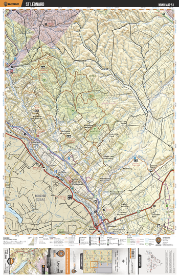 NBNB51 St Léonard - New Brunswick Topo