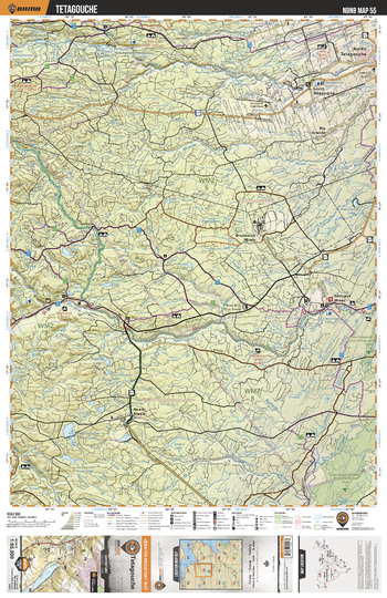 NBNB55 Tetagouche - New Brunswick Topo