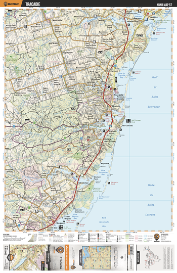 NBNB57 Tracadie - New Brunswick Topo