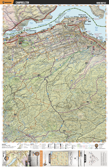 NBNB62 Campbellton - New Brunswick Topo