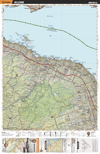 NBNB63 Belledune - New Brunswick Topo