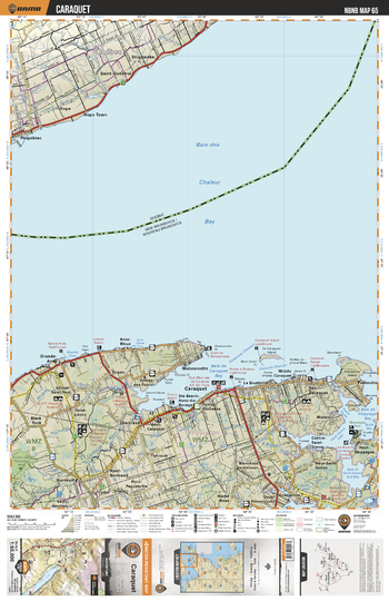 NBNB65 Caraquet - New Brunswick Topo