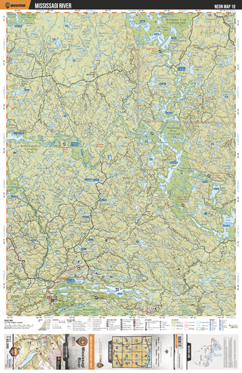 NEON18 Mississagi River - Northeastern Ontario Topo