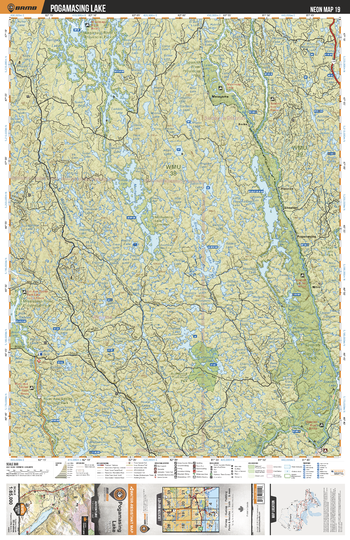 NEON19 Pogamasing Lake - Northeastern Ontario Topo