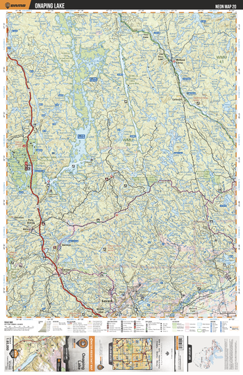 NEON20 Onaping Lake - Northeastern Ontario Topo