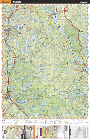 NEON23 Temagami - Northeastern Ontario Topo