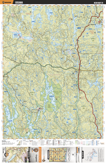 NEON29 Gogama - Northeastern Ontario Topo