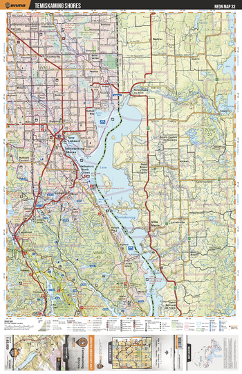 NEON33 Temiskaming Shores - Northeastern Ontario Topo