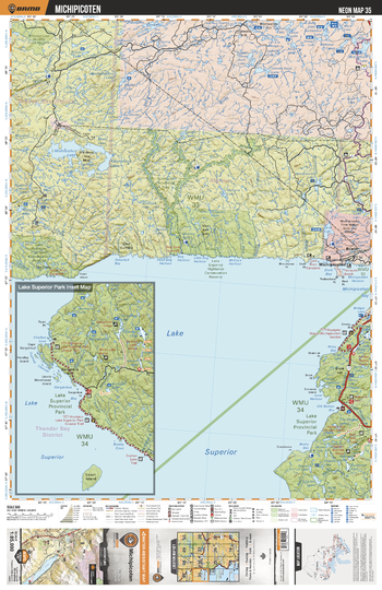 NEON35 Michipicoten - Northeastern Ontario Topo