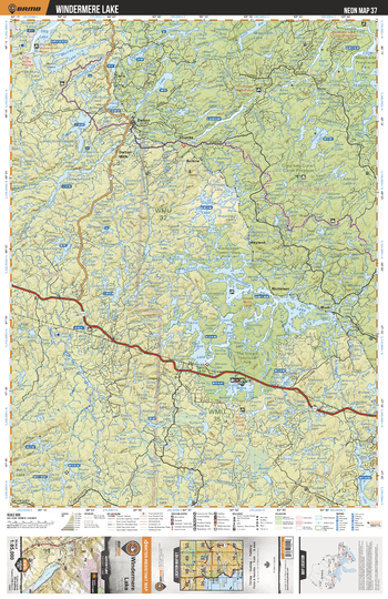 NEON37 Windermere Lake - Northeastern Ontario Topo