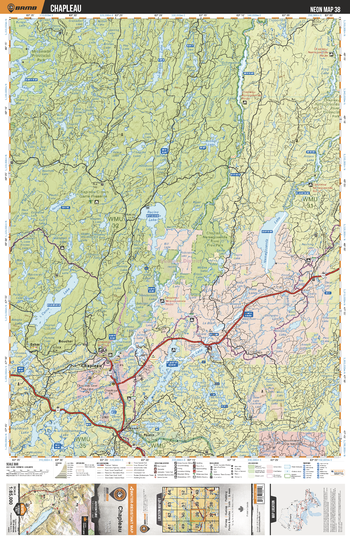 NEON38 Chapleau - Northeastern Ontario Topo