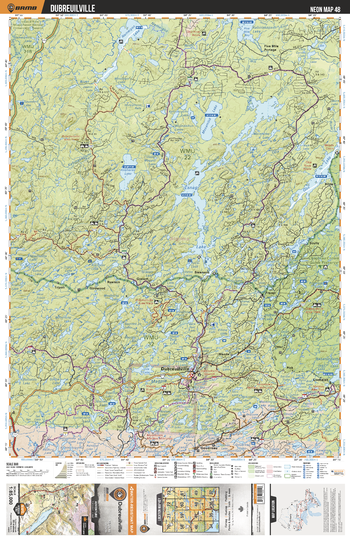 NEON48 Dubreuilville - Northeastern Ontario Topo