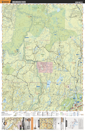 NEON52 Groundhog River - Northeastern Ontario Topo