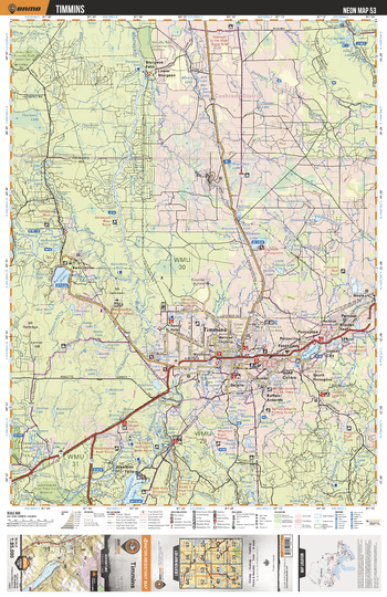 NEON53 Timmins - Northeastern Ontario Topo