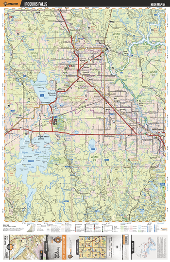 NEON54 Iroquois Falls - Northeastern Ontario Topo