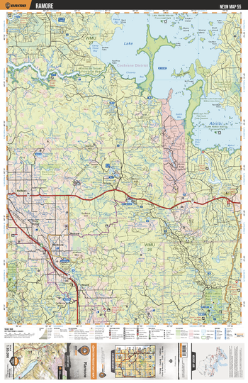 NEON55 Ramore - Northeastern Ontario Topo