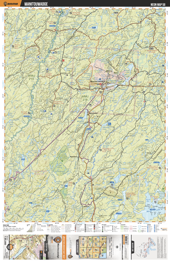 NEON58 Manitouwadge - Northeastern Ontario Topo