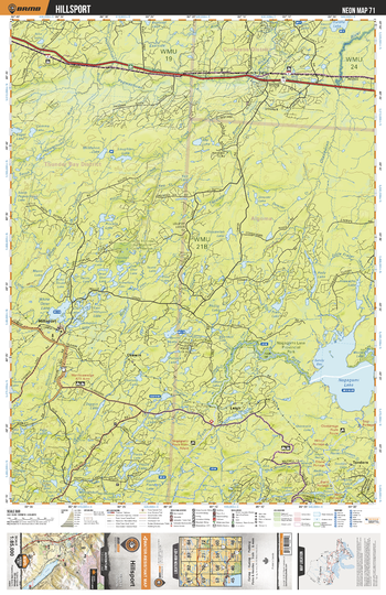 NEON71 Hillsport - Northeastern Ontario Topo
