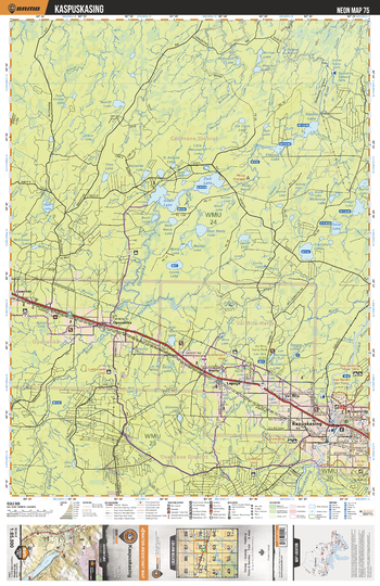 NEON75 Kapuskasing - Northeastern Ontario Topo