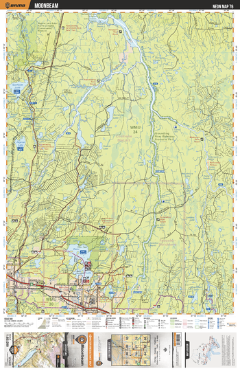 NEON76 Moonbeam - Northeastern Ontario Topo