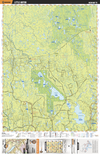 NEON78 Little Abitibi - Northeastern Ontario Topo