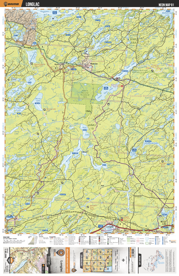 NEON81 Longlac - Northeastern Ontario Topo