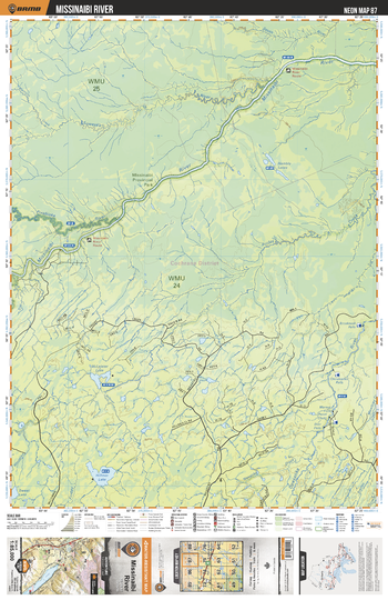 NEON87 Missinaibi River - Northeastern Ontario Topo