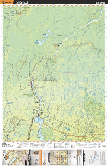 NEON88 Smoky Falls - Northeastern Ontario Topo