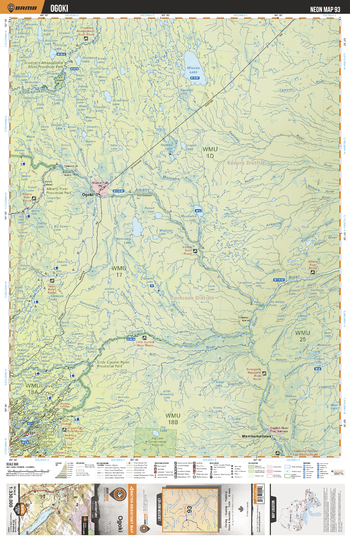 NEON93 Ogoki - Northeastern Ontario Topo