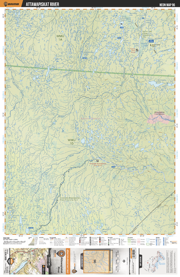 NEON96 Attawapiskat River - Northeastern Ontario Topo