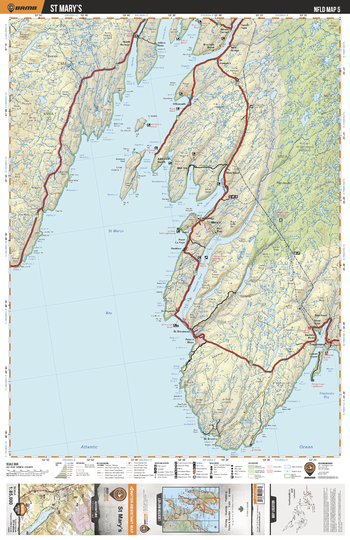 NLNL05 St Mary's - Newfoundland and Labrador Topo