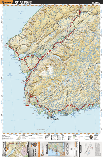 NLNL07 Port aux Basques - Newfoundland and Labrador Topo